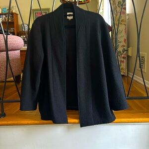 Ladies Anne Klein Black Wool Dress Jacket